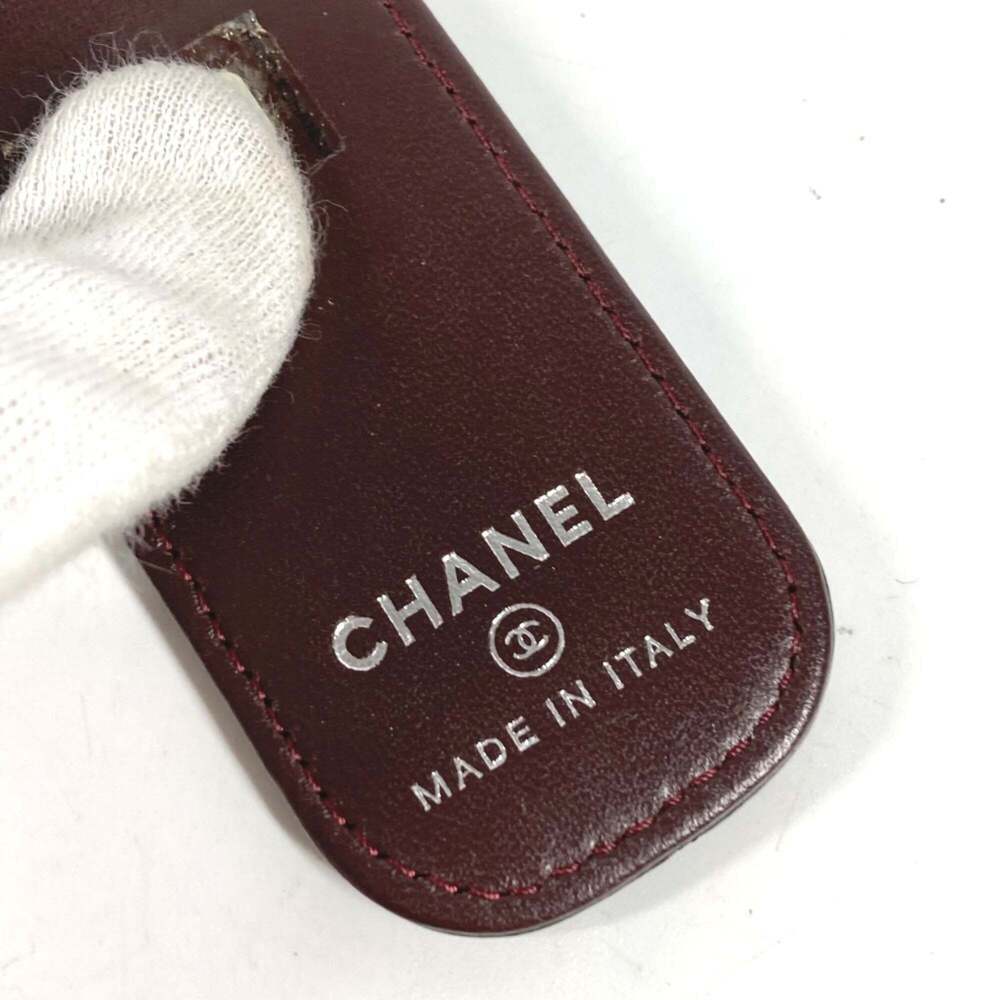 CHANEL Black Lambskin Leather Logo Wallet - Picture 7 of 10